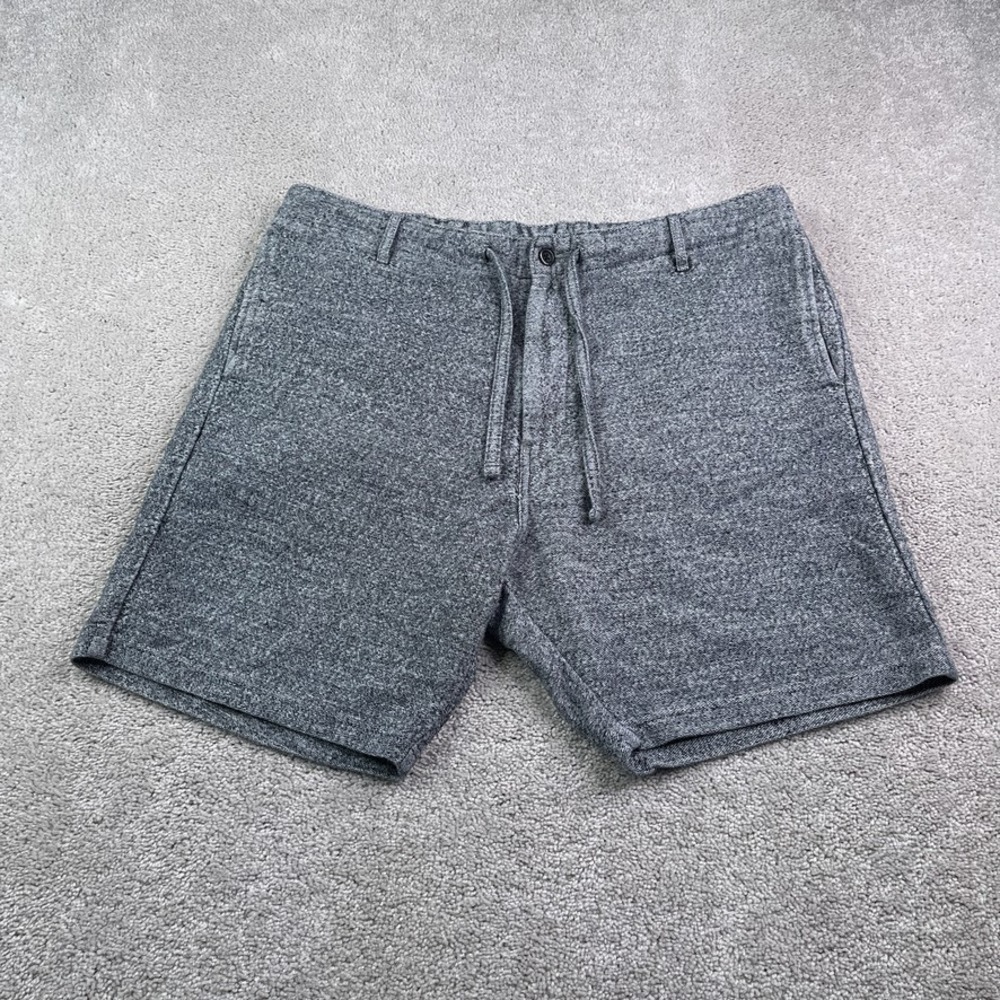 Levis Shorts‎ Mens XL Grey Knit Terry Elastic Waist Drawstring Chino